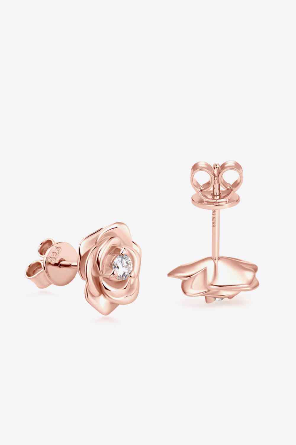 Moissanite Flower Love Earrings - Mintcute