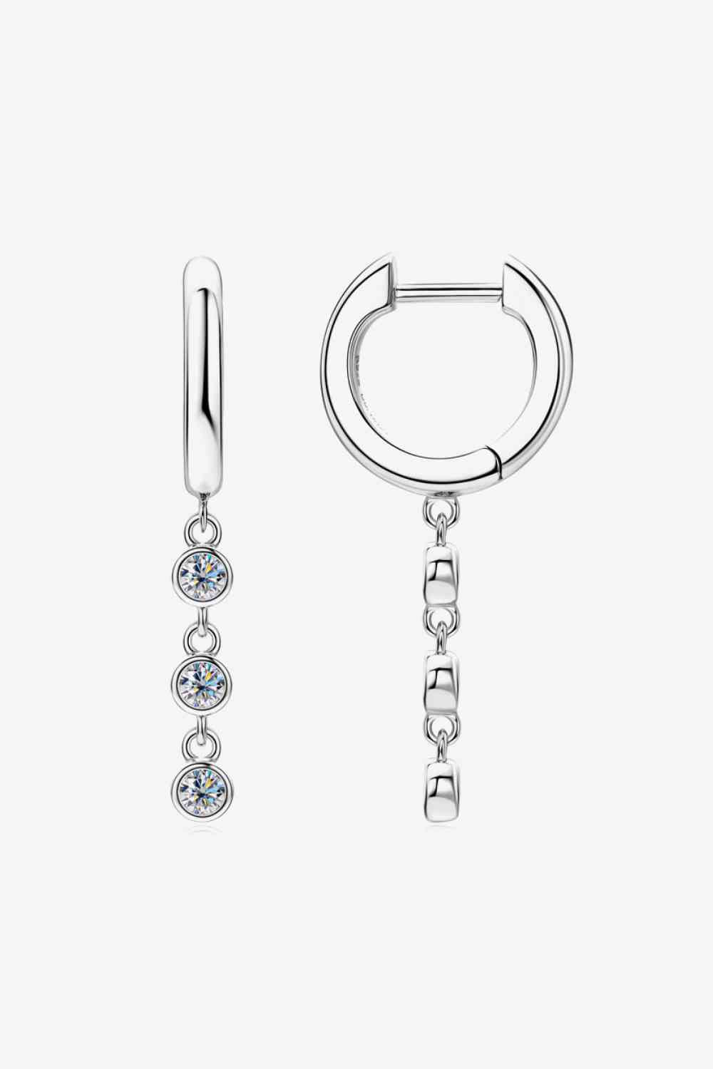 Camila Love Moissanite Dangle Earrings - Mintcute