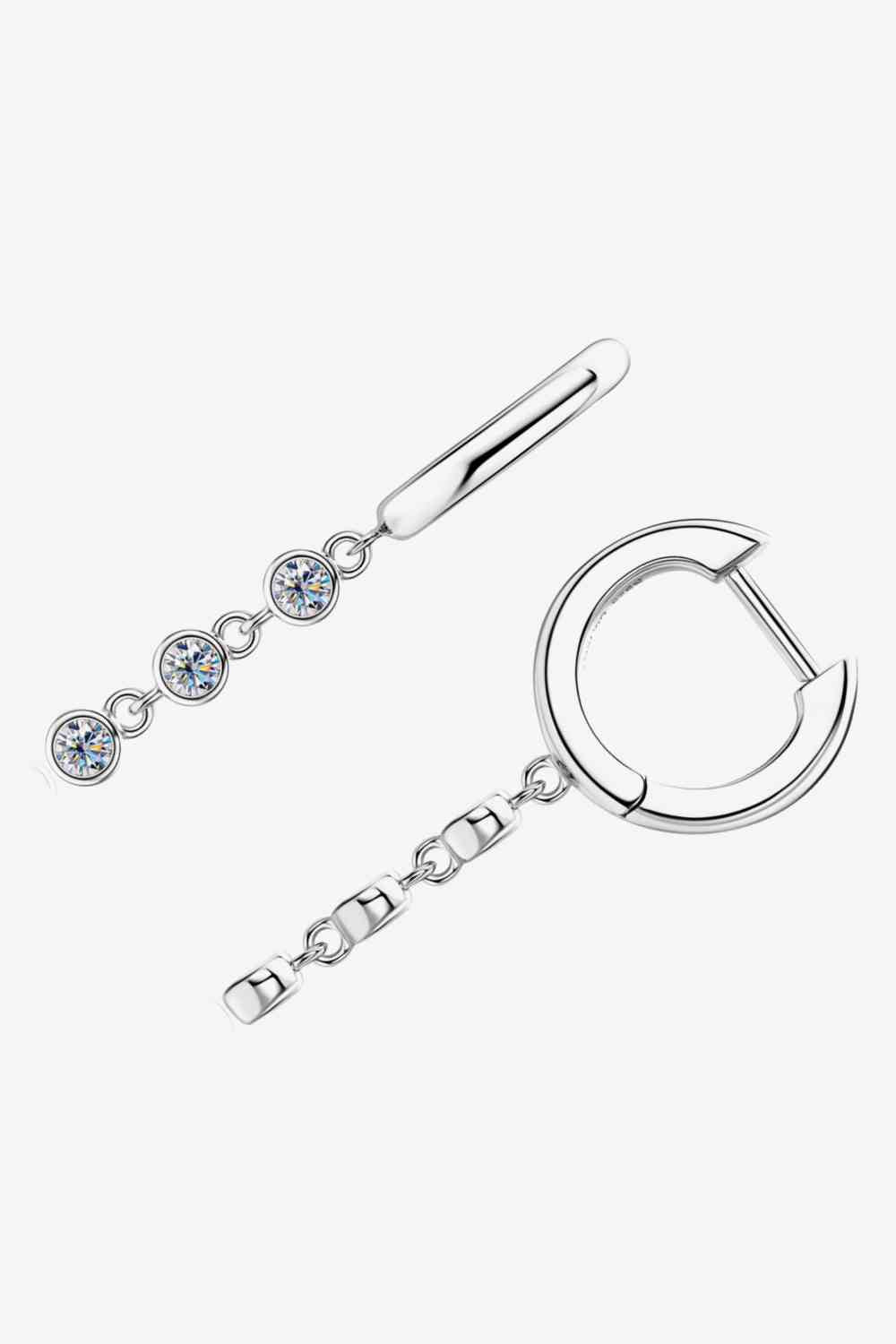 Camila Love Moissanite Dangle Earrings - Mintcute