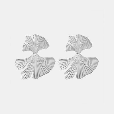 Ginkgo Biloba Design Stud Earrings - Mintcute