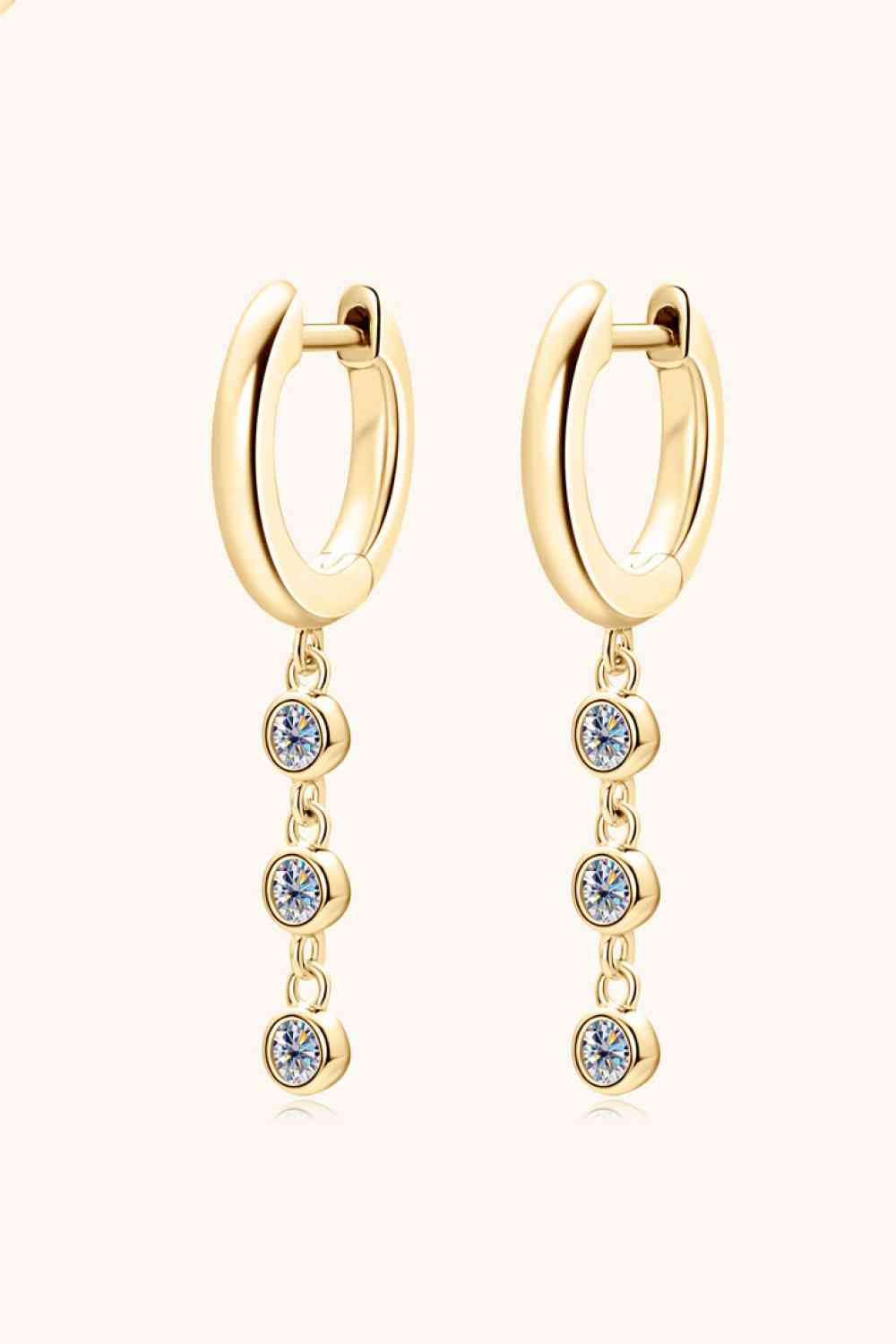 Camila Love Moissanite Dangle Earrings - Mintcute